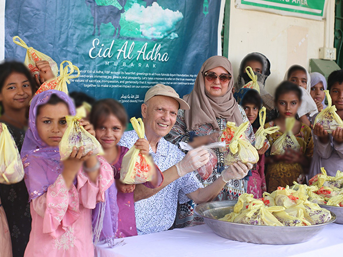 Meat Distribution on Eidul Adha